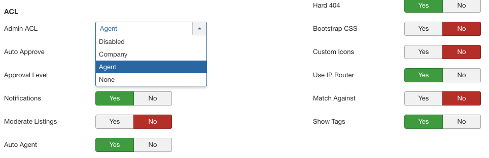 Figure B: IProperty Access Control Level