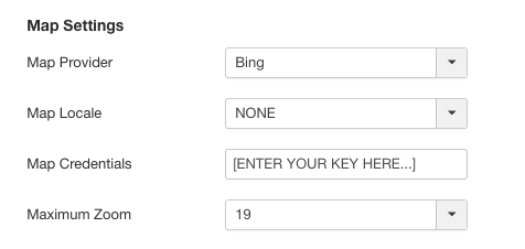 IProperty Map Settings