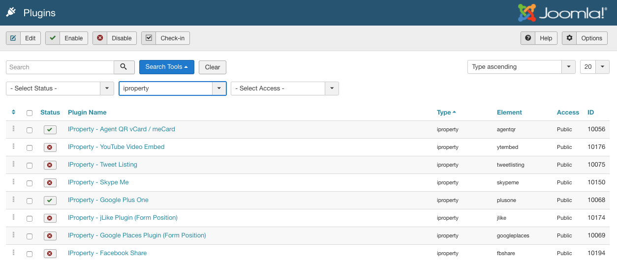 Figure A: IProperty Modules and Plugins