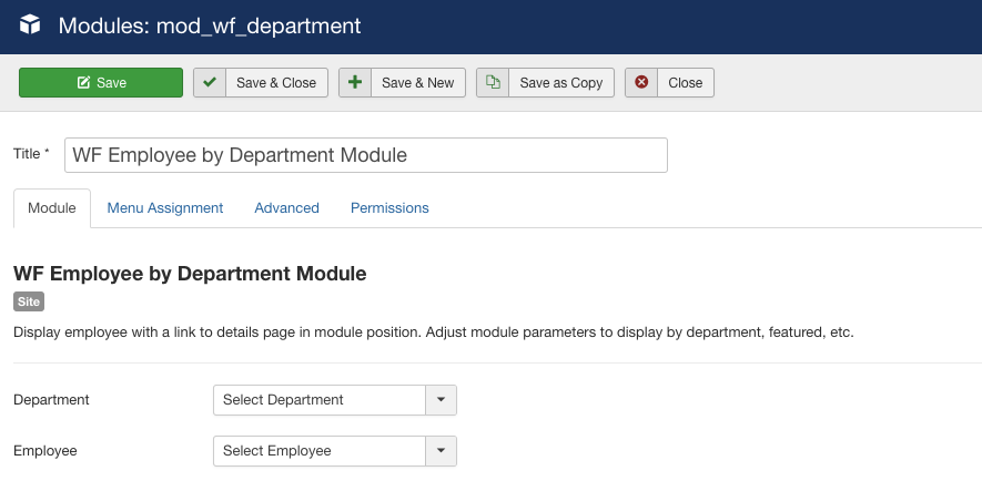 Work Force Modules and Plugins